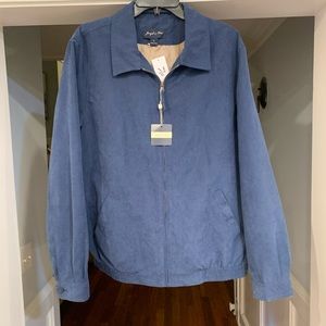 NWT Blue Zip Up Casual Jacket